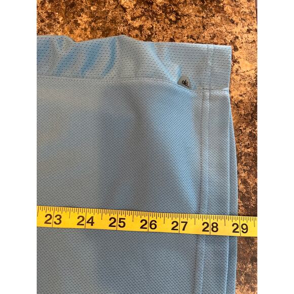 Alo Yoga Men Blue Polo Short Sleeve Shirt Large - Picture 6 of 6